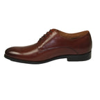 Men's Shoes STEVE MADDEN Leather upper Lace Up Plain Toe Daedric Tan