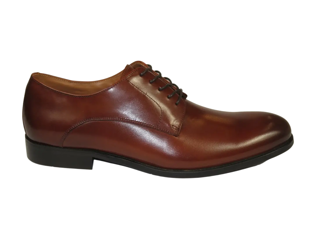 Men's Shoes STEVE MADDEN Leather upper Lace Up Plain Toe Daedric Tan