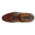 Men's Shoes STEVE MADDEN Leather upper Lace Up Plain Toe Daedric Tan