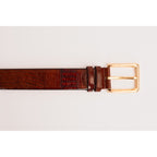 The Bangkok Brown  Calfskin Belt