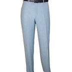 Men's ENZO Linen Spring Summer Suit Light Weight Breathable E58302-9 Light Blue
