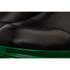 The Yako Black Leather Mid Calf Women Boot Final Sale!