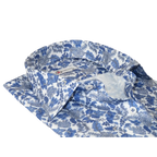 Men's EMILIO CERUTTI Sport Shirt 100% Cotton #EMC6 Multi Blue Floral
