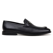 Belvedere Italian Deerskin Shoes EMILIO Black Slip On