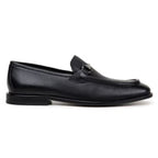 Belvedere Italian Deerskin Shoes EMILIO Black Slip On