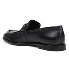 Belvedere Italian Deerskin Shoes EMILIO Black Slip On