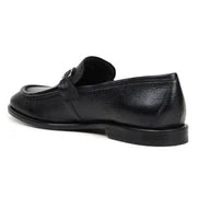 Belvedere Italian Deerskin Shoes EMILIO Black Slip On