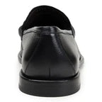Belvedere Italian Deerskin Shoes EMILIO Black Slip On