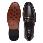 Belvedere Italian Deerskin Shoes EMILIO Brown Slip On