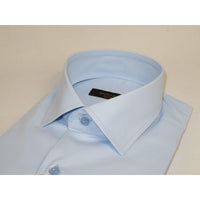 Men's Dress Shirt ENZO PARK Turkey Soft Cotton Wrinkle Resistant Enzo2 Blue