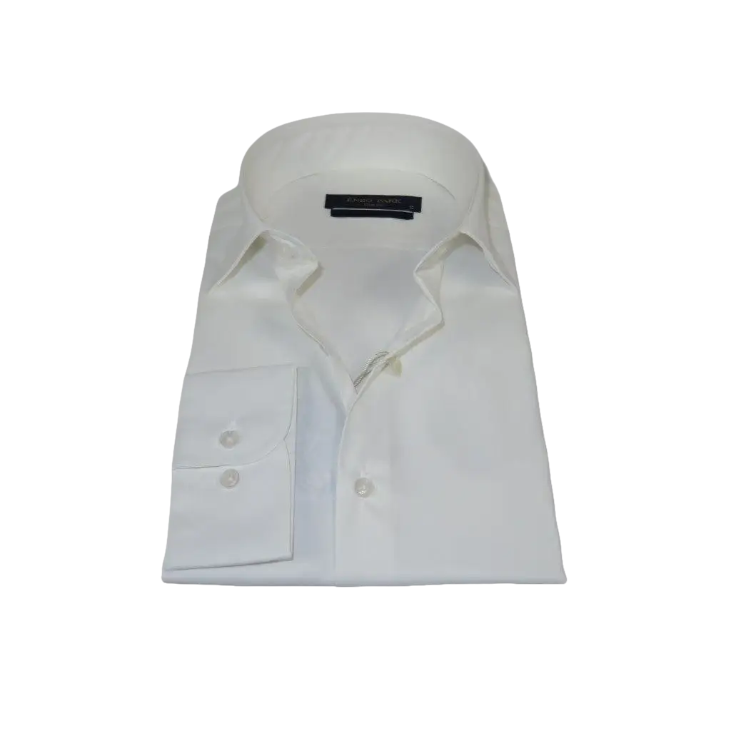 Men's Dress Shirt ENZO PARK Turkey Soft Cotton Wrinkle Resistant Enzo4 Ivory, Size: XL Men's Dress Shirt ENZO PARK Turkey Soft Cotton Wrinkle Resistant Enzo4 Ivory, Size: XL