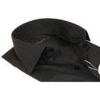 Men's Dress Shirt ENZO PARK Turkey Soft Cotton Wrinkle Resistant Enzo3 Black