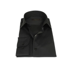 Men's Dress Shirt ENZO PARK Turkey Soft Cotton Wrinkle Resistant Enzo3 Black