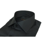 Men's Dress Shirt ENZO PARK Turkey Soft Cotton Wrinkle Resistant Enzo3 Black