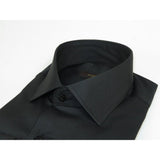 Men's Dress Shirt ENZO PARK Turkey Soft Cotton Wrinkle Resistant Enzo3 Black