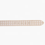 The Cenova White Calfskin Belt
