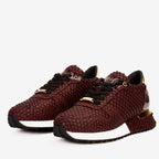 Vinci The Majesty Burgundy Leather Men Fashion Sneaker
