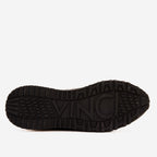 The Cenova Black & Gold Leather Men Sneaker