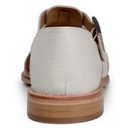 Belvedere Men's Elio sandal Italian Deerskin Leather Milk