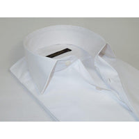 Men's Dress Shirt ENZO PARK Turkey Soft Cotton Wrinkle Resistant Enzo1 White