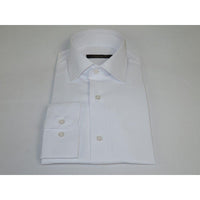 Men's Dress Shirt ENZO PARK Turkey Soft Cotton Wrinkle Resistant Enzo1 White