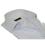 Men's Shirt ENZO PARK Turkey Soft Cotton Wrinkle Resistant Enzo5 Black Stripe