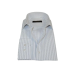 Men's Shirt ENZO PARK Turkey Soft Cotton Wrinkle Resistant Enzo5 Black Stripe