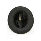 Men Bruno Capelo Hat Australian Wool Fedora EXECUTIVE EX329 Charcoal Gray