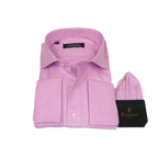 Men's Shirt FAMOZO Turkey 100% Cotton Cut-away Collar French Cuffs FA1 Pink