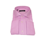 Men's Shirt FAMOZO Turkey 100% Cotton Cut-away Collar French Cuffs FA1 Pink