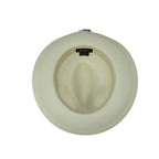 Men's Milani Straw Braided Fedora Hat Soft Crushable FDS-002 Solid Ivory