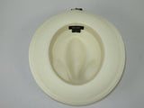 Men's Milani Straw Braided Fedora Hat Soft Crushable FDS-002 Solid Ivory