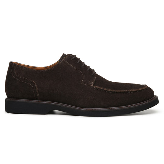 Belvedere Shoes Franco Brown Suede Split-Toe Derby