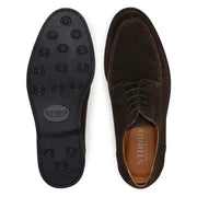 Belvedere Shoes Franco Brown Suede Split-Toe Derby