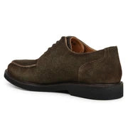 Belvedere Shoes Franco Olive Suede Split-Toe Derby