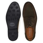 Belvedere Shoes Franco Olive Suede Split-Toe Derby