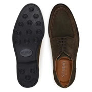 Belvedere Shoes Franco Olive Suede Split-Toe Derby