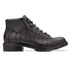Belvedere Felipe Genuine Caiman Crocodile Pebble Italian Leather Boots CB06