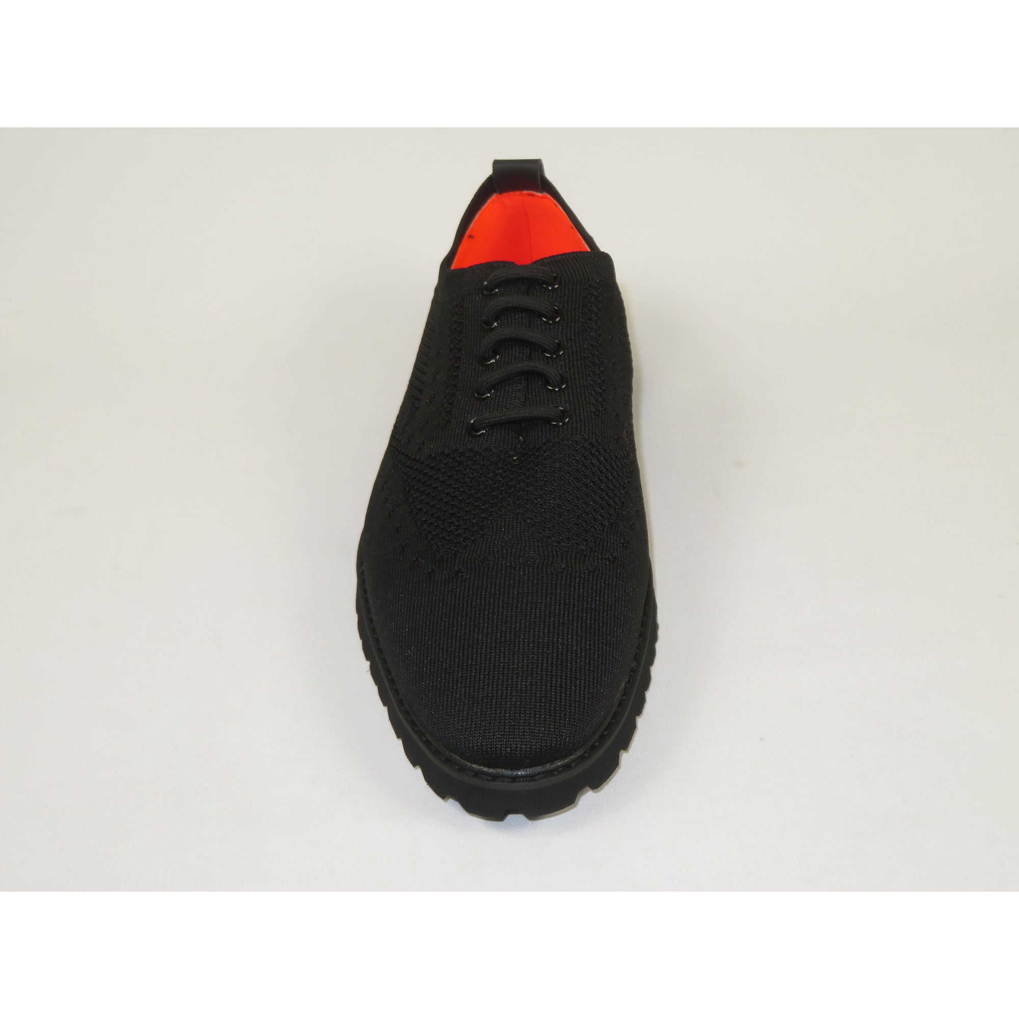 Men'S Tayno Sneaker Shoes Comfort Casual Knit Cotton Fabric #FRESHORT F  Black