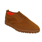 Men'S Tayno Sneaker Shoes Comfort Casual Knit Cotton Fabric #FRESHORT F  Camel