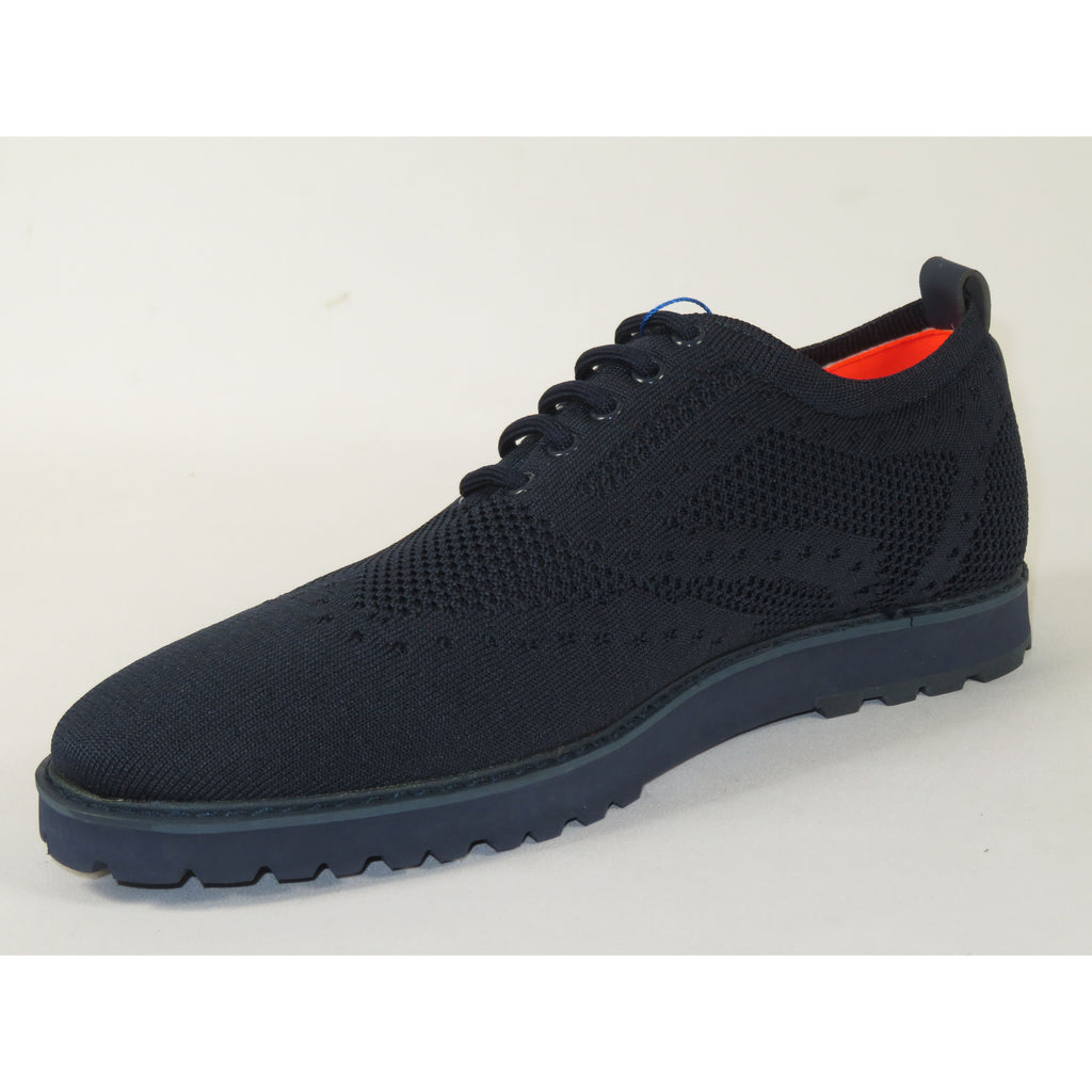 Men'S Tayno Sneaker Shoes Comfort Casual Knit Cotton Fabric #FRESHORT F Navy