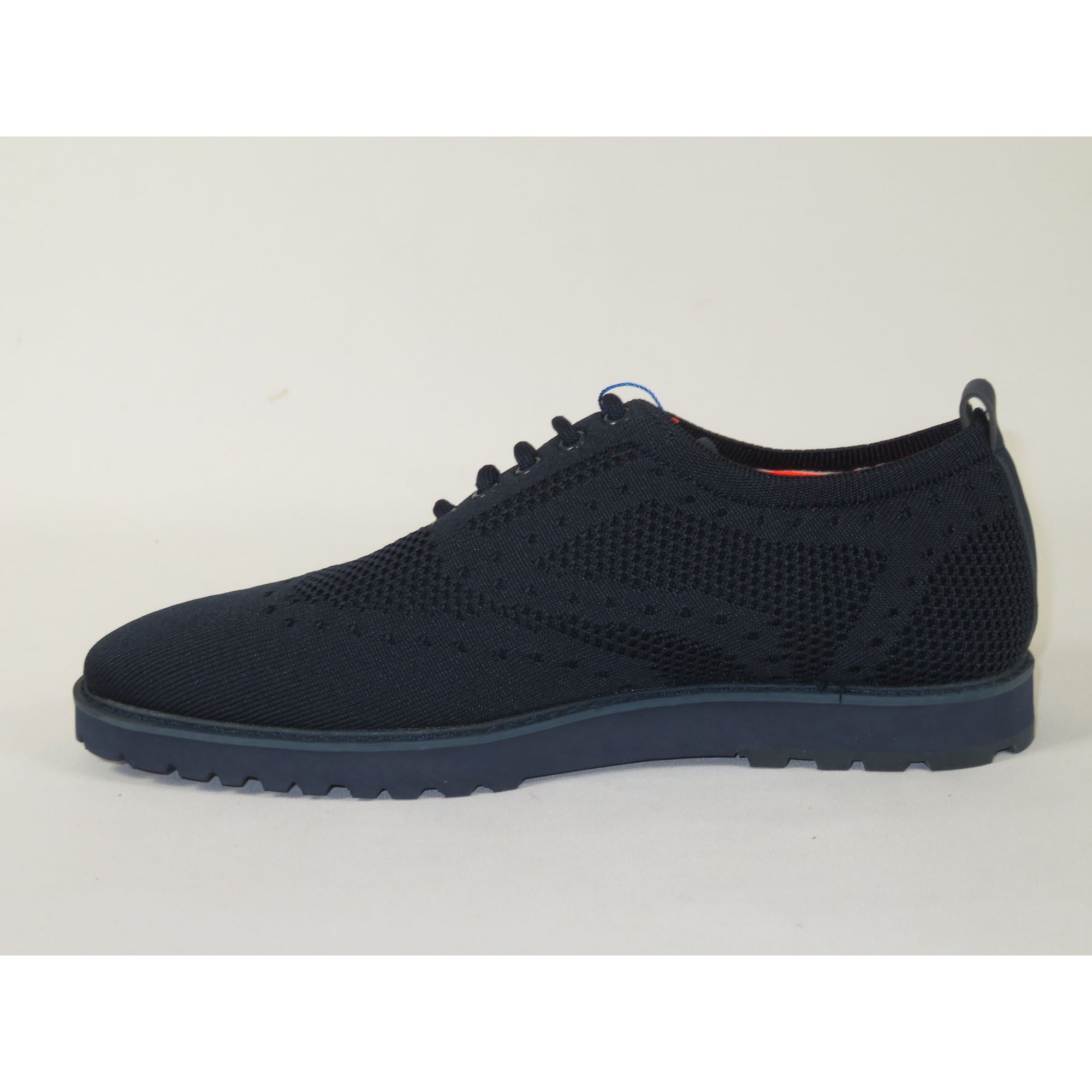 Men'S Tayno Sneaker Shoes Comfort Casual Knit Cotton Fabric #FRESHORT F Navy