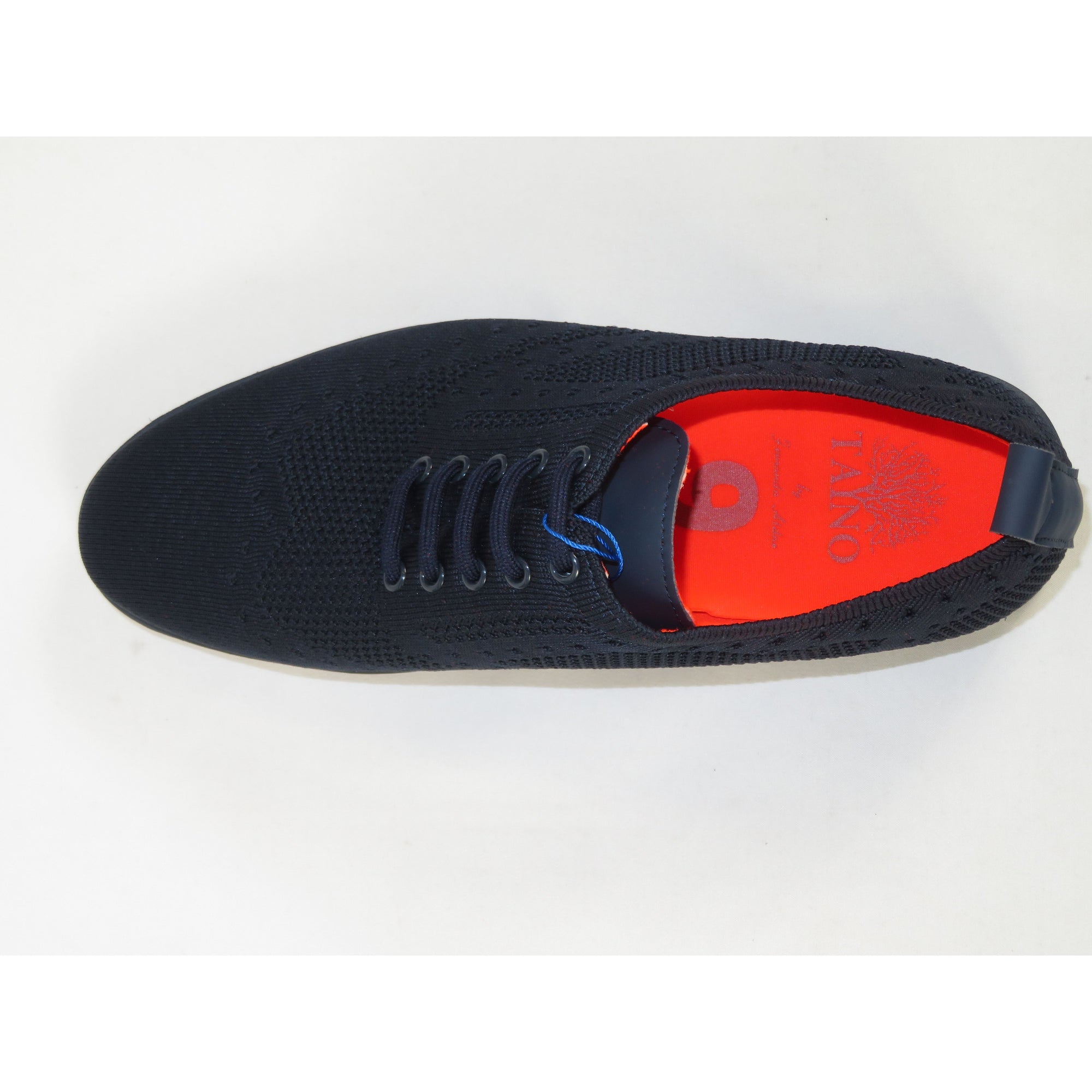 Men'S Tayno Sneaker Shoes Comfort Casual Knit Cotton Fabric #FRESHORT F Navy