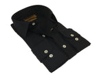 Giorgio Belman Shirts Stretchable Fabric Soft and Comfortable GB-MAGGI Black