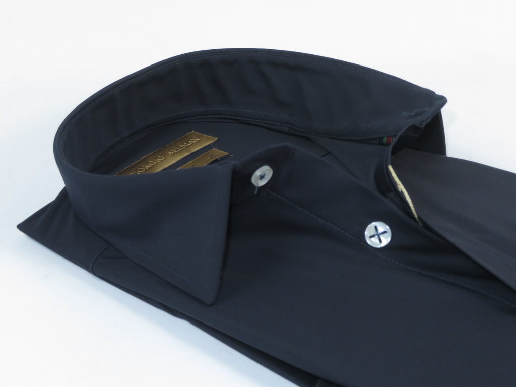 Giorgio Belman Shirts Stretchable Fabric Soft and Comfortable GB-MAGGI Navy