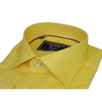 Men's Dress Shirt GIAN FRANCO RUFFINI Turkey 100% Cotton GFR-2 Yellow