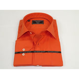 Men's Dress Shirt GIAN FRANCO RUFFINI Turkey 100% Cotton GFR-3 Rust