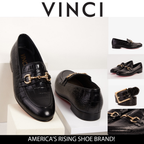 Vinci The Monaco Black Leather Men Shoe Bit Loafer