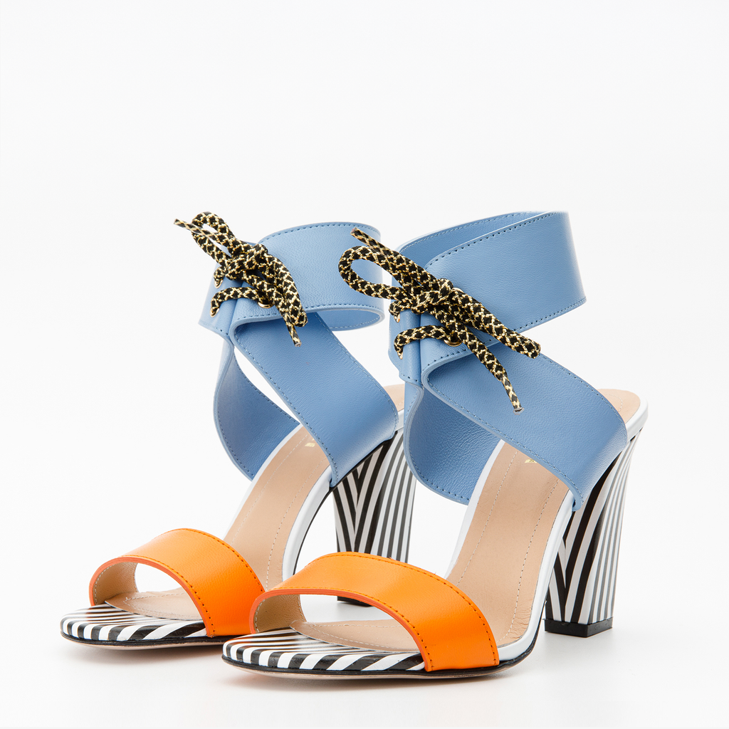 Vinci The Bloke Ankle Strap Multicolor Women Sandal