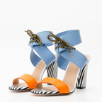 Vinci The Bloke Ankle Strap Multicolor Women Sandal